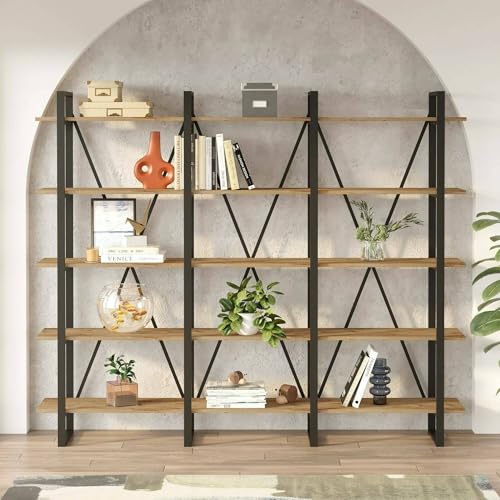 Dmora Bücherregal Albayt, Büroregal, Bücherregal, Bibliothek, 220 x 34 x 180 cm, Eiche Dmora Bücherregal Albayt, Büroregal, Bücherregal, Bibliothek, 220 x 34 x 180 cm, Eiche von Dmora