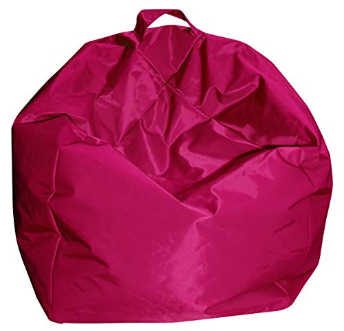 Dmora Eleganter Sitzsack, Farbe Fuchsia, Maße 65 x 50 x 65 cm von Talamo Italia