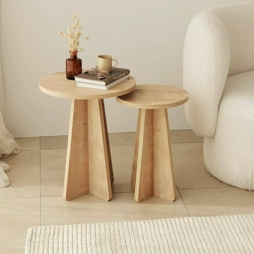 Dmora Eridani, Couchtisch, Couchtisch, Zeitschriftenständer für Sofa, Wohnzimmerregal, 40 x 40 x 50 cm, Eiche, Melaminplatte 18 mm Dmora Eridani, Couchtisch, Couchtisch, Zeitschriftenständer für Sofa, Wohnzimmerregal, 40 x 40 x 50 cm, Eiche, Melaminplatte 18 mm von Dmora