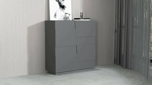 Dmora - Mehrzweckgarderobe 2-türiger Zulimo, Multifunktionsschrank, 2-türiger Schrank, 120x44h126 cm, Anthrazit Dmora - Mehrzweckgarderobe 2-türiger Zulimo, Multifunktionsschrank, 2-türiger Schrank, 120x44h126 cm, Anthrazit von Dmora