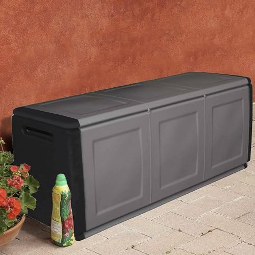 Dmora - Zele-Koffer, Mehrzwecktruhe, Aufbewahrungskoffer, Aufbewahrungsbox, 100 % Made in Italy, 138 x 53 x 57 cm, Hellgrau und Schwarz Dmora - Zele-Koffer, Mehrzwecktruhe, Aufbewahrungskoffer, Aufbewahrungsbox, 100 % Made in Italy, 138 x 53 x 57 cm, Hellgrau und Schwarz von Dmora