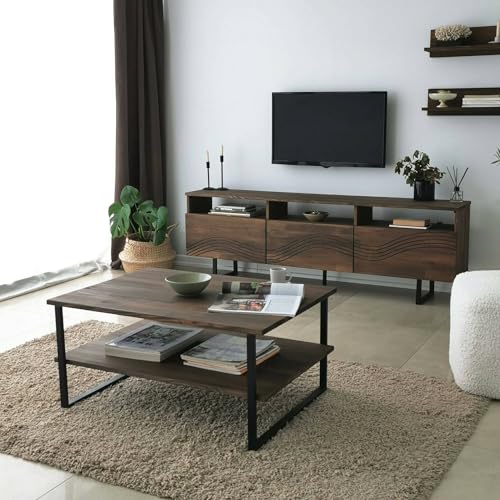 Dmora Solanis, Wohnzimmermöbel, niedriger Schrank für TV, Wandbasis, 170 x 30 x 40 cm, Walnuss Dmora Solanis, Wohnzimmermöbel, niedriger Schrank für TV, Wandbasis, 170 x 30 x 40 cm, Walnuss von Dmora