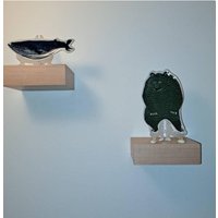 Schwebendes Modernes Wandregal Aus Holz Schwebendes Modernes Wandregal Aus Holz von DmsDesignTeam