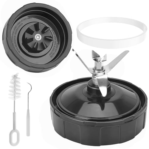 7 Flossen Blender Blade kompatibel mit Ninja BN401 BN751 BN801 BL450-30 BL480-30, Ninja Blender Ersatzteile für Auto iQ BL682-30 BL642-30 BL687CO-30 BL482-30 Extractor Blade Assembly von Dmsmisi