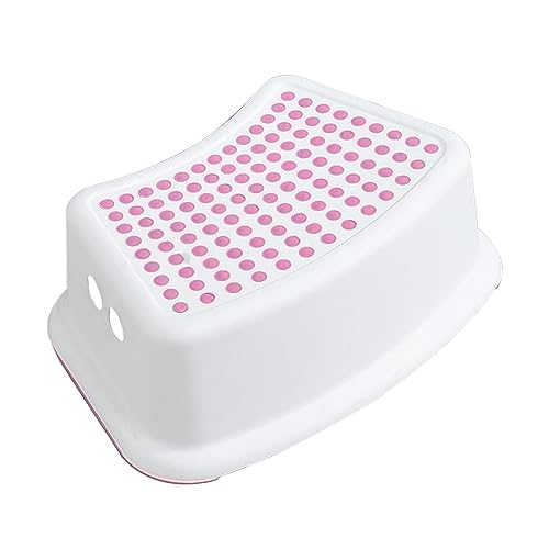 35×25×15cm WC Hocker Toilette - Kinder Tritt Schemel, Rutschfester Badezimmer Töpfchen Tritthocker, Stabiler Toilettenhocker Kinder, Toilette Hoch Tritthocker, Kothocker Für Erwachsene Badezimmer von Dmuzsoih