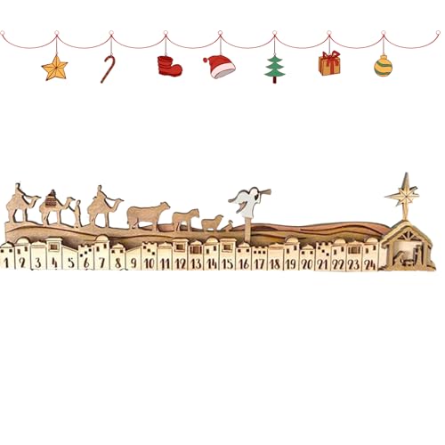 Dmuzsoih Countdown Kalender Schreibtisch Deko - Holz Weihnachts Adventskalender Deko,Holz Bastelspiel Mittelstück Für Fensterbank Kamin Bücherregal | Für Bücherregal Fensterbank Kaminsims Dmuzsoih Countdown Kalender Schreibtisch Deko - Holz Weihnachts Adventskalender Deko,Holz Bastelspiel Mittelstück Für Fensterbank Kamin Bücherregal | Für Bücherregal Fensterbank Kaminsims von Dmuzsoih