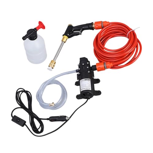 Dmuzsoih Hochdruck Wasserschlauch Düse - Auto Wasch Set | Bewässerungswerkzeug Mit Pumpenschlauchflasche Für Haustier Dusche Autowäsche Terrassenreinigung von Dmuzsoih