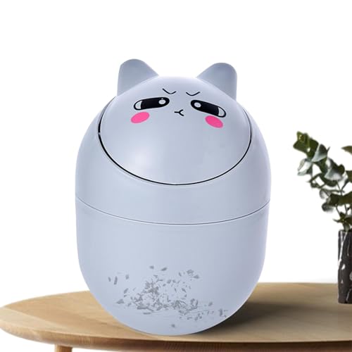 Dmuzsoih Niedlicher Mülleimer, Schöner Katzen-Mini-Mülleimer, Kreativer Mini-Mülleimer für den Hausgebrauch, Wohnzimmer, Schlafzimmer, Badezimmer, Arbeitszimmer Dmuzsoih Niedlicher Mülleimer, Schöner Katzen-Mini-Mülleimer, Kreativer Mini-Mülleimer für den Hausgebrauch, Wohnzimmer, Schlafzimmer, Badezimmer, Arbeitszimmer von Dmuzsoih
