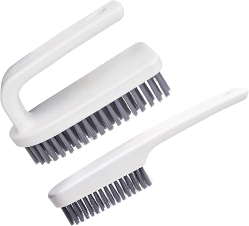 2er-Set Vogeltränken Bürsten – Große & Kleine Reinigungsbürsten mit Aufhängebohrung | Robuste Werkzeuge für Vogelbad & Außenbereich von Dnoifne