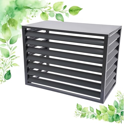 Dnowegas verkleidung wärmepumpe klimaanlage verkleidung außengerät L120*W70*H150(5P) klimaanlage verkleidung außengerät aluminium verkleidung wärmepumpe außen wärmepumpe abdeckung von Dnowegas