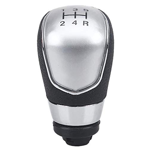 DoLED Schaltknauf mit 5 Gang - Schaltschema in Silber von Do!LED