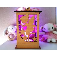 Kinder Geschenk Mädchen Einschulung Taufe Firmung Personalisiert Fee Led von DoDoDeko