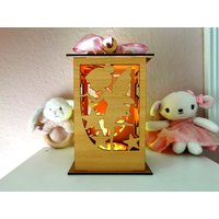 Kinder Geschenk Mädchen Einschulung Taufe Firmung Personalisiert Fee Led von DoDoDeko