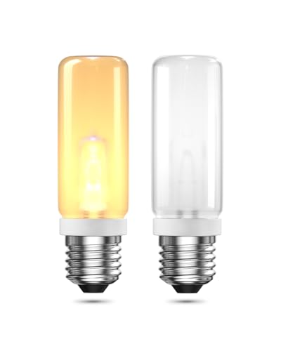 DoRight 100W E27 Röhrenförmige Halogenlampen Glühbirnen Warmweiß 2800K Dimmbar 1200 Lumen E27 Halogenlampen Frost Halogen Leuchtmittel für Studio, Schlafzimmer, Wohnzimmer, Büro 220V 2er Pack von DoRight