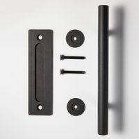 C-stahl Scheunengriff Türgriff Moderner Holztürgriff Gegentakt-Türgriff R23-2 von DoSurprise