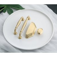 Messing Kupfer Licht Luxus Mode Persönlichkeit Gold Schrank Schublade Schranktür Möbelgriff E157 von DoSurprise