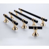 Nordic Black & Gold Möbelgriff Zinklegierung Schubladenknauf von DoSurprise