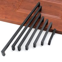 Schwarze Aluminium Möbelgriffe Moderne Schubladengriffe von DoSurprise