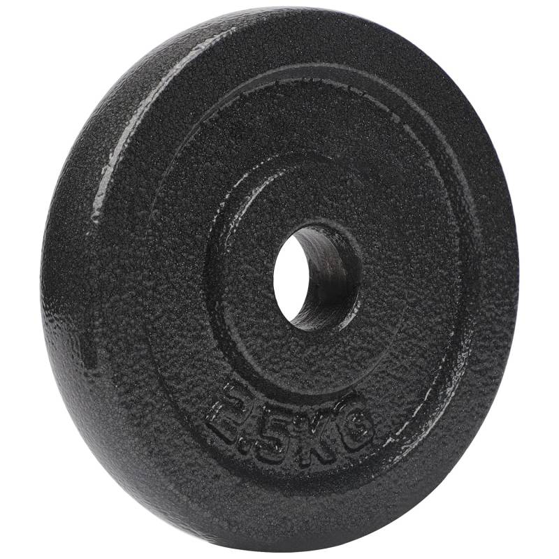 Gusseisen Hantelscheiben Gewichtscheiben - 2,5 kg - Bohrung 28/29 mm von #DoYourFitness