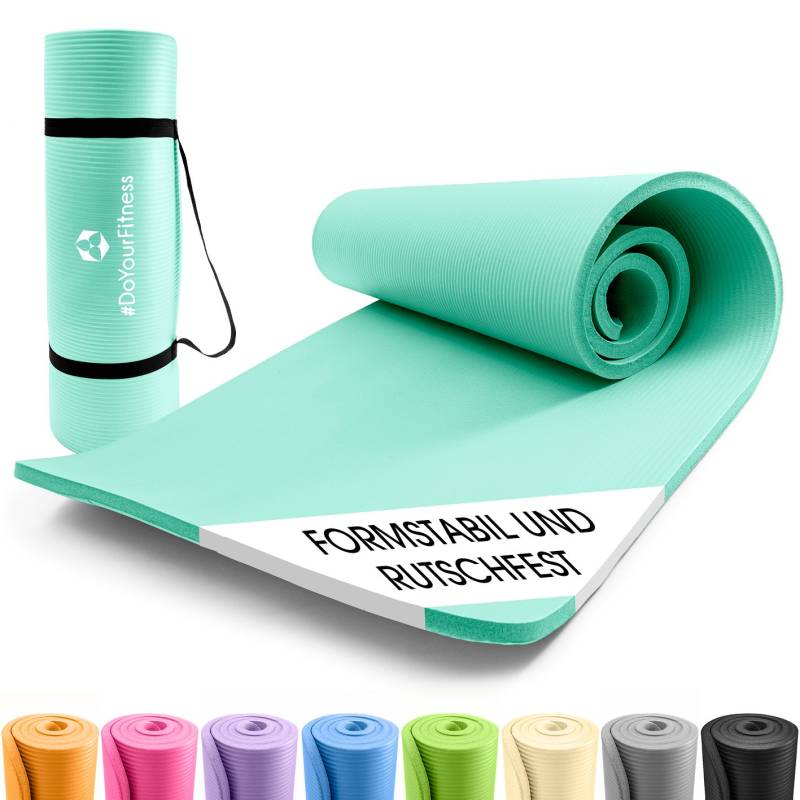 Fitness- und Gymnastikmatte - 190 x 100 x 1 cm - Türkis von #DoYourSports