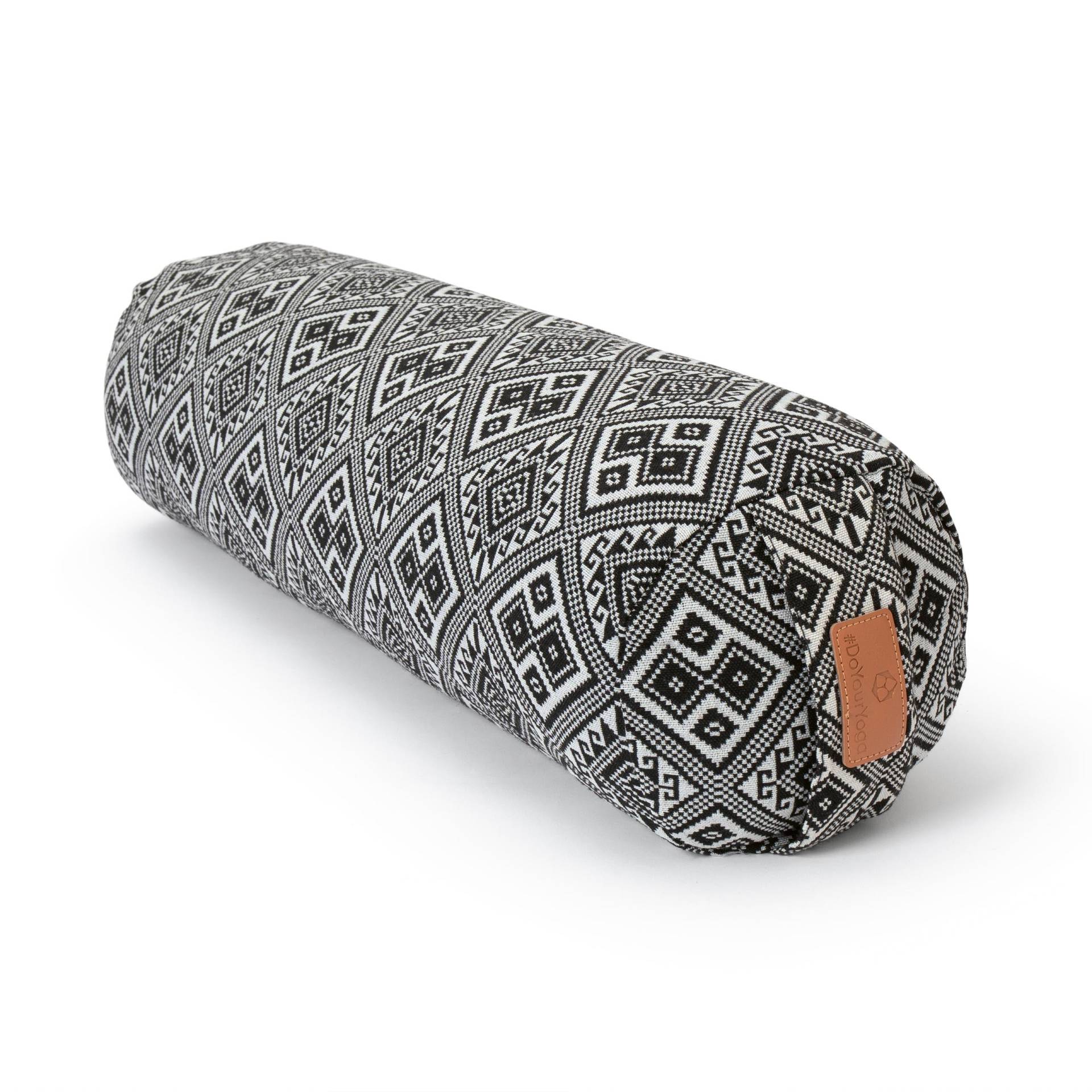 Yoga-Bolster Tarik - gefüllt mit Bio-Buchweizenschalen - 68 x 22 x 22 cm - Style 18 von #DoYourYoga