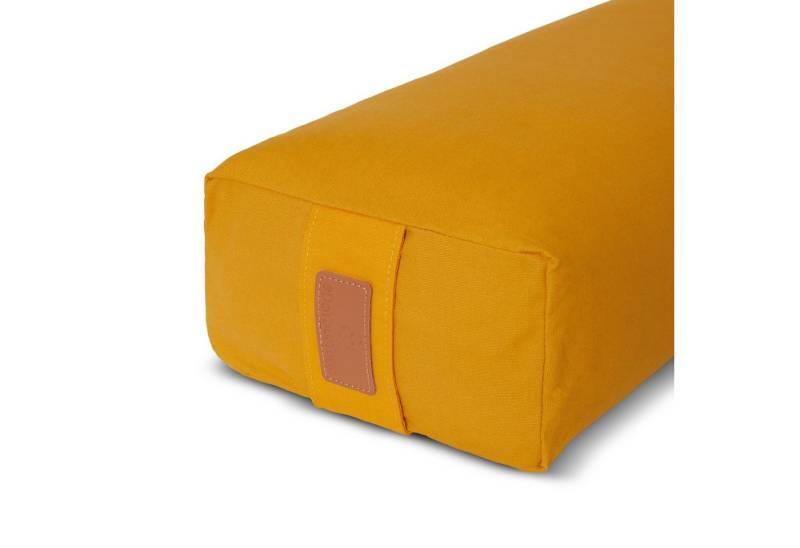 #DoYourYoga Yogakissen Yoga Bolster Paravati, gefüllt mit Bio-Buchweizenschalen,Yogakissen 67x22x13cm von #DoYourYoga