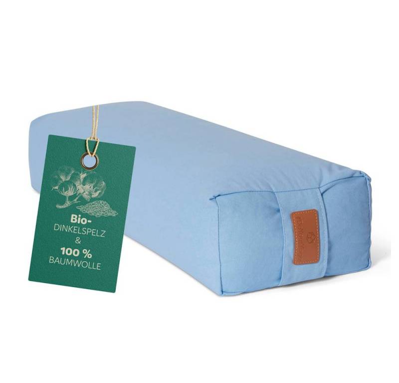 #DoYourYoga Yogakissen Yoga Bolster Paravati, gefüllt mit Bio-Buchweizenschalen,Yogakissen 67x22x13cm von #DoYourYoga