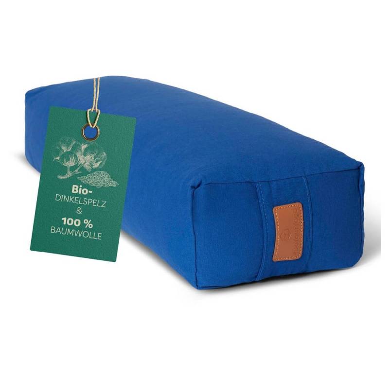 #DoYourYoga Yogakissen Yoga Bolster Paravati, gefüllt mit Bio-Buchweizenschalen,Yogakissen 67x22x13cm von #DoYourYoga