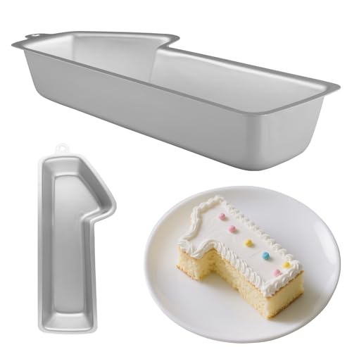 Doafoce Kuchenform Zahlen Große Backform Zahlen 1 3D Number Cake Zahlenbackform Anodisierte Aluminium Form Antihaftbeschichtung Backtool DIY Motivbackformen für Kuchen Geburtstag Party Doafoce Kuchenform Zahlen Große Backform Zahlen 1 3D Number Cake Zahlenbackform Anodisierte Aluminium Form Antihaftbeschichtung Backtool DIY Motivbackformen für Kuchen Geburtstag Party von Doafoce