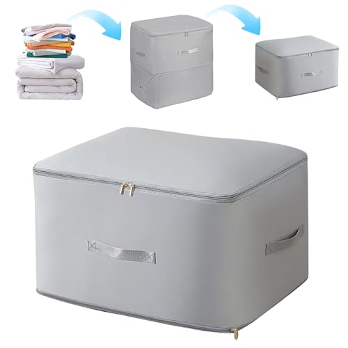 Doafoce Ultra Platzsparender selbstkomprimierender Organizer 2 Stück Kompressionsbeutel Grau 52x42x60CM von Doafoce