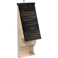 DOBAR Fledermauskasten, Holz, schwarz, für Fledermäuse von Dobar