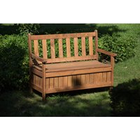 DOBAR Gartenbank, 2-Sitzer, BxHxT: 115 x 89 x 58 cm - braun von Dobar