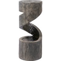 DOBAR Gartenbrunnen, , BxHxL: 31,5 x 79,5 x 31,5 cm, Polyresin - grau von Dobar