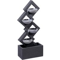 DOBAR Gartenbrunnen, mit 4 Schalen, BxHxL: 20,5 x 100,5 x 41,5 cm, Polyresin - grau DOBAR Gartenbrunnen, mit 4 Schalen, BxHxL: 20,5 x 100,5 x 41,5 cm, Polyresin - grau von Dobar