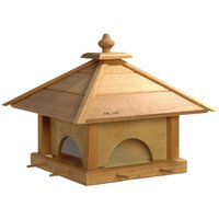 DOBAR Großes Vogelfutterhaus 4 Schubladen - braun DOBAR Großes Vogelfutterhaus 4 Schubladen - braun von Dobar