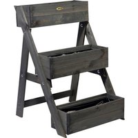DOBAR Pflanzentreppe, BxHxL: 60 cm x 90 cm x 70 cm, Holz - grau DOBAR Pflanzentreppe, BxHxL: 60 cm x 90 cm x 70 cm, Holz - grau von Dobar