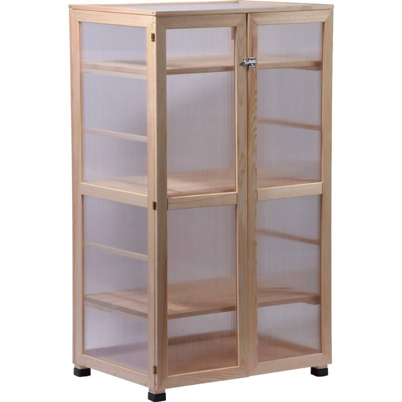 Dobar Großer Anzuchtschrank Dome Indoor Gewächshaus Natur FSC® von Dobar
