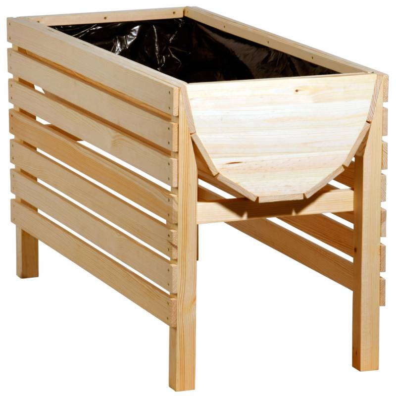 Dobar Hochbeet 60 cm x 100 cm x 45 cm Kiefernholz FSC® von Dobar