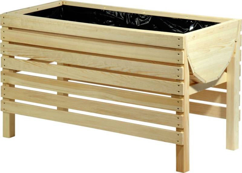 Dobar Hochbeet inkl. Pflanzfolie 100 x 45 x 60 cm von Dobar