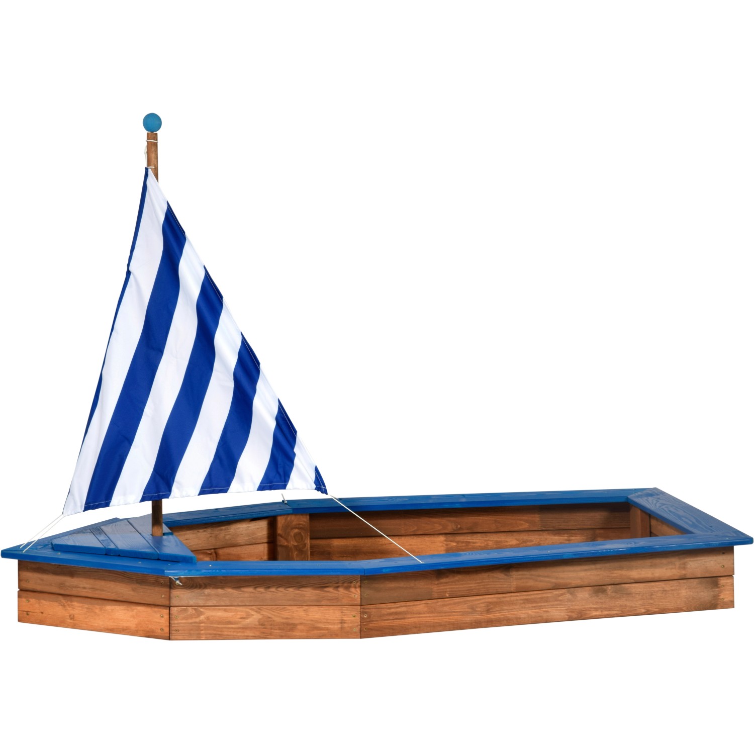 Sandkasten im Schiff-Design 96 cm x 180 cm Dunkelbraun FSC® Sandkasten im Schiff-Design 96 cm x 180 cm Dunkelbraun FSC® von Dobar