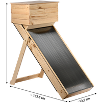 dobar Dörrautomat "Solar-Trockner aus Holz" zum Trocknen von Kräutern, Obst und Gemüse von Dobar