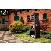 dobar Gartenkamin mit Grillrost und Stauraum von Dobar