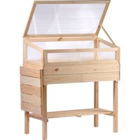 Hochbeet mit Polycarbonat-Aufsatz und Ablagefläche M Hochbeet mit Polycarbonat-Aufsatz und Ablagefläche M von Dobar