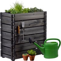 Hochbeet mit Stecksystem, Anthrazit von Dobar