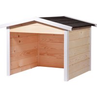 dobar Mähroboter-Garage, aus Holz in natur, mit Bitumen-Dach dobar Mähroboter-Garage, aus Holz in natur, mit Bitumen-Dach von Dobar