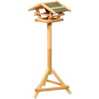 Vogelhaus mit Ständer, mit grünem Bitumendach von Dobar