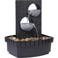 Zimmerbrunnen in Steinoptik mit 2 Schalen von Dobar