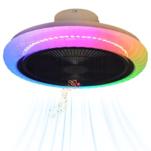 Dobecd Deckenventilator Mit Beleuchtung Und Fernbedienung Leise RGB 36w Ventilator Lampe App Alexa Reversibel Dimmbar LED Farbwechsel Timer Schlafzimmer Wohnzimmer 50cm Smart 6 Speed Dobecd Deckenventilator Mit Beleuchtung Und Fernbedienung Leise RGB 36w Ventilator Lampe App Alexa Reversibel Dimmbar LED Farbwechsel Timer Schlafzimmer Wohnzimmer 50cm Smart 6 Speed von Dobecd