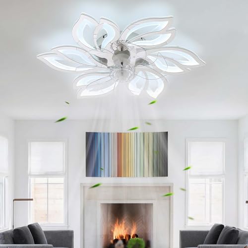 Dobecd LED Deckenventilator Mit Beleuchtung Schlafzimmer Deckenventilator Mit Licht Und Fernbedienung Reversibel Intelligent Deckenleuchte Mit Ventilator 6-Gang Timer 72w Lampe Ventilator-chrome Dobecd LED Deckenventilator Mit Beleuchtung Schlafzimmer Deckenventilator Mit Licht Und Fernbedienung Reversibel Intelligent Deckenleuchte Mit Ventilator 6-Gang Timer 72w Lampe Ventilator-chrome von Dobecd