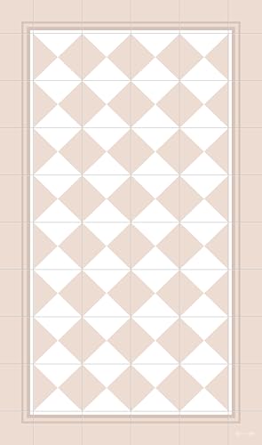 DobleUve Estudio Vinyl Teppich Imperial | Beige | 65x80 cm | Waschbarer Rutschfester Küchenläufer | Kinder | Vinylboden | Vinylteppich für Wohnzimmer DobleUve Estudio Vinyl Teppich Imperial | Beige | 65x80 cm | Waschbarer Rutschfester Küchenläufer | Kinder | Vinylboden | Vinylteppich für Wohnzimmer von DobleUve Estudio